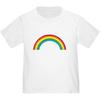 CafePress Retro Regenbogen Kleinkind T-Shirt Süßes Kleinkind Grafik T-Shirt, 100% Baumwolle