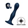 Double Ball-R Blue Dildo with Internal Ball
