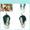 Genshin Impact Xiao Cosplay Wig Inky Blue Gradient Heat Resistant Perfect For Halloween Parties!