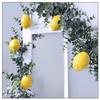 10pcs Simulation Lemon Foam Fruit Model Photography Cabinet Display Props Yellow Large Lemon Decorative Fruits For Table Home