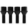4x Car Alloy Wheel Bolts Lugs Nuts M12x1.5 17mm Hex Black For BMW 1 3 5 7 Series Z1 Z3 Z4 E81 E87 E46 E90 E93 Mini R50 R53 R56