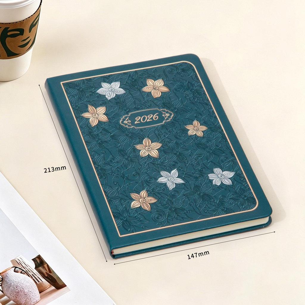 Retro A5 Illustrated Notebook with Thick Blank Pages