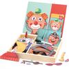 Children'S Early Education Puzzle Five Senses Magnetic Puzzle Magnetic Sticker Dressing 3-6 Years Old Kindergarten Toy Collage