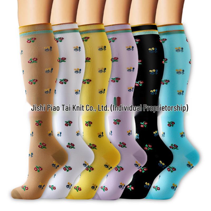 Cross-border Over-the-Knee Compression Yoga & Sport Socks Set