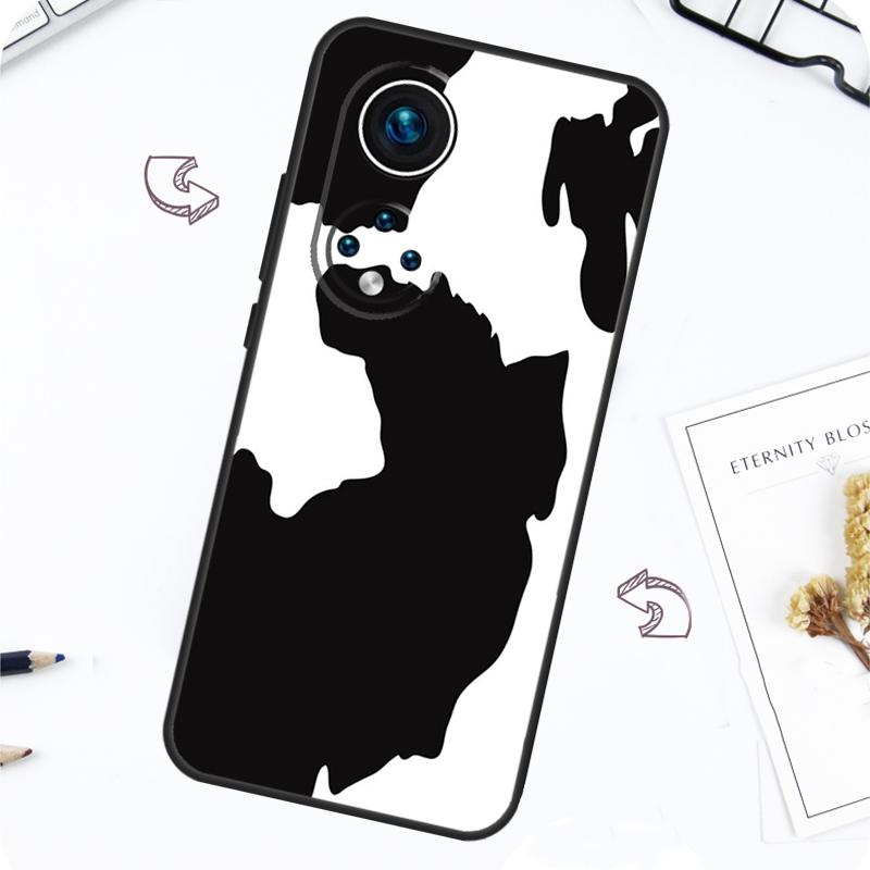 Spotted Cow Skin Print Case For Honor Magic 7 Pro 5 6 Lite Honor 200 Pro 50 70 90 X8b X9a X8a X8 X9 X9c X9b Cover