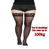 Large Size Women Stockings Lace Knee Sock Big Plus Size Sexy Thigh Pantyhose