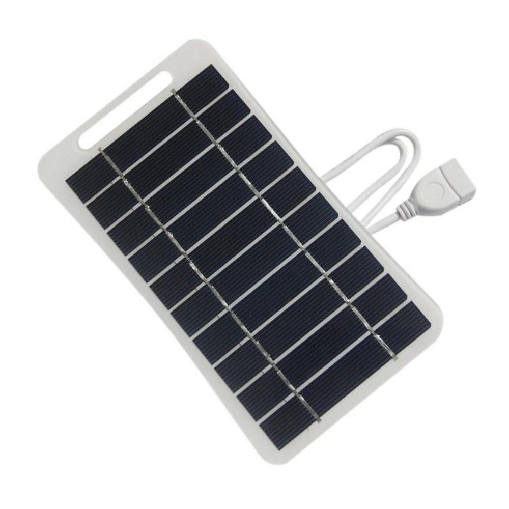 5V 2W USB Solar Charger Panel Versatile Power Source with USB Output Portable Solar System High Efficiency Multipurpose