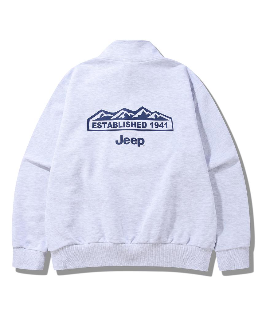 JEEP [360G] M-Logo Half-Zip Sweatshirt (Jr5Tsu838Mw)