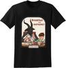 Breakfast with Baphomet Demon T Shirt Black Graphic Unisex Tee Shirt