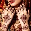 Mehndi Designs Henna Tattoo Stickers Flower Hand Tattoo Body Art Sticker  Music Festival