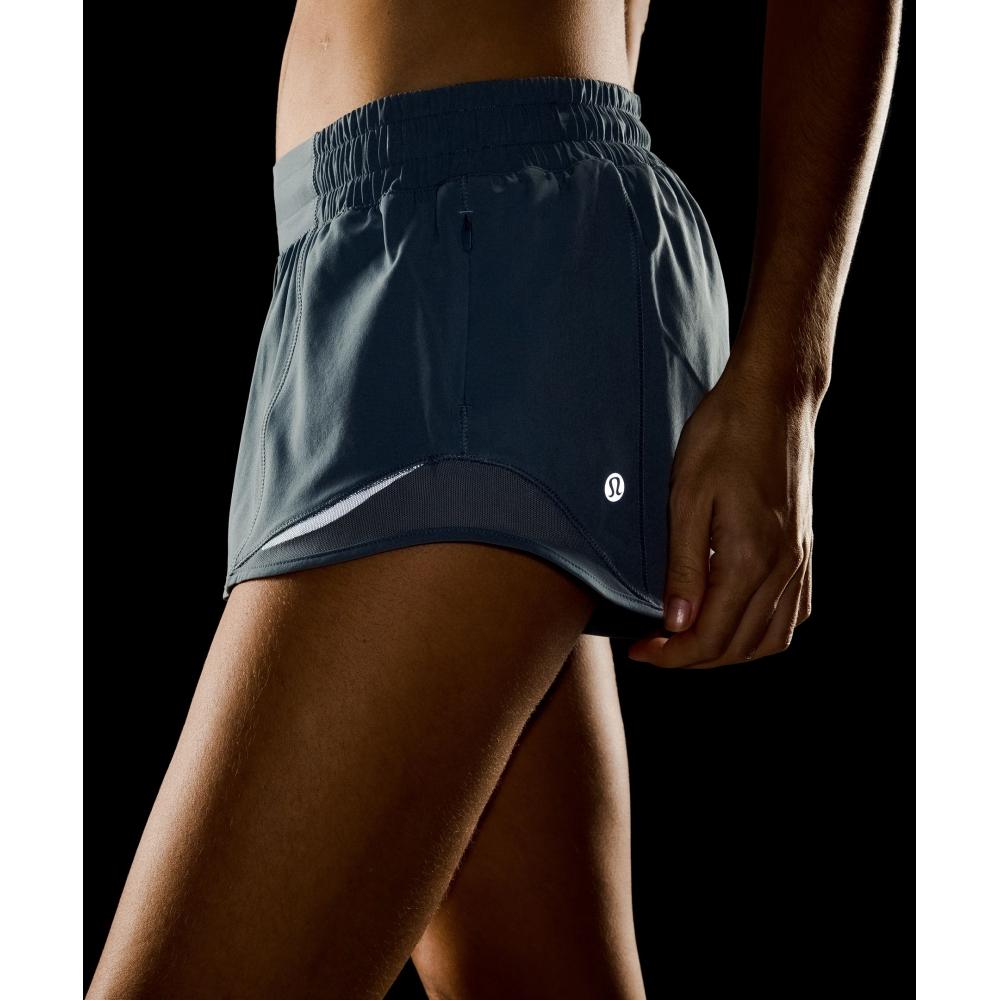 Lululemon Hotty Hot Low Rise Lined Short 2.5  Steel Blue