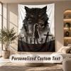 Tapestry Custom Name Text, Wall Hanging Tapestry Home Room DecorPet Sematary