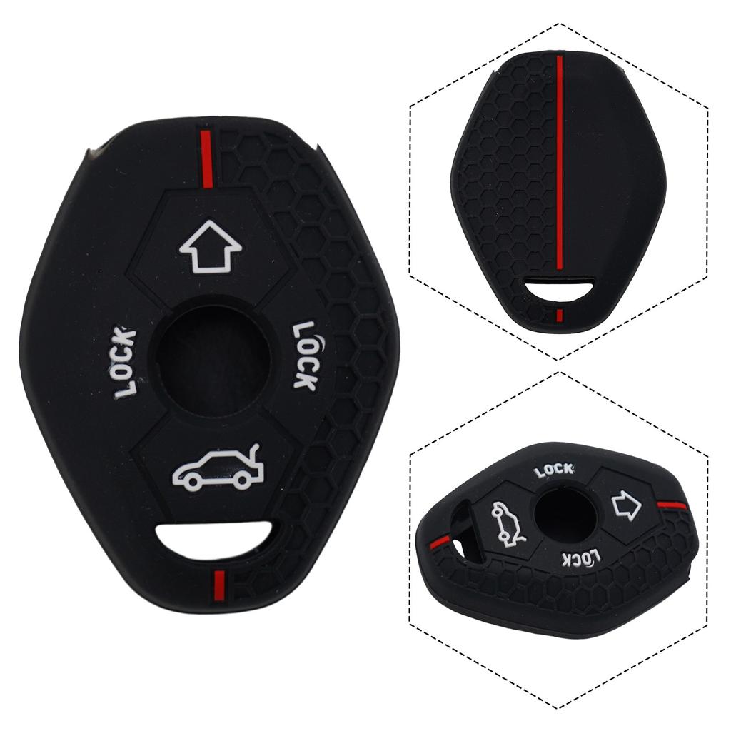 For BMW Car Key Cover For BMW Waterproof Black Excellent Protection New