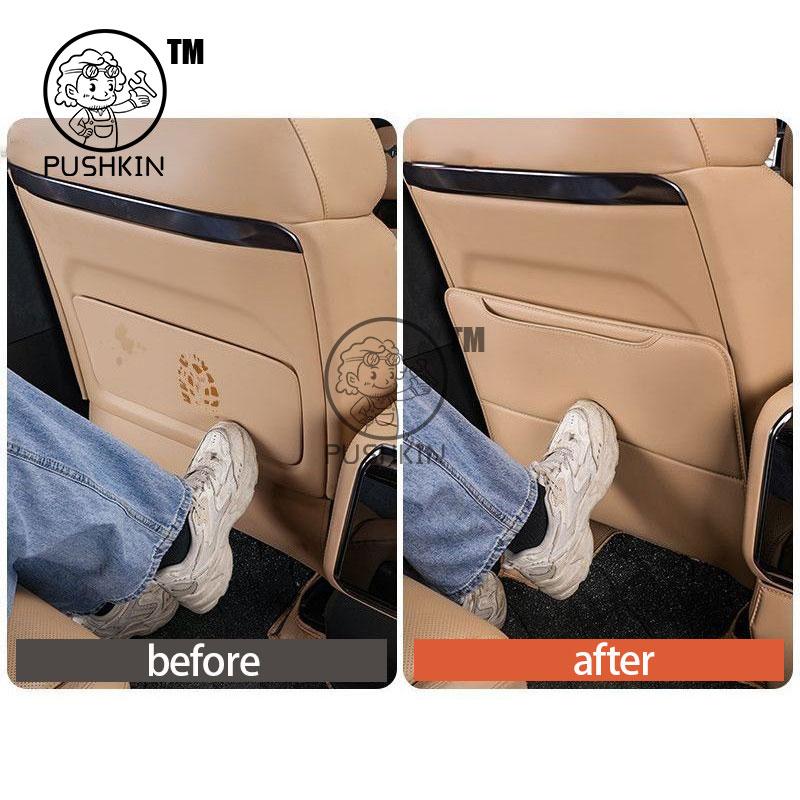 Auto Rücksitz Anti-Tritt-Abdeckungen Für BYD Leopard 8 DENZA B8 2025 Sitzrücken Trittschutz Schmutzabweisend Leder Innenraumzubehör