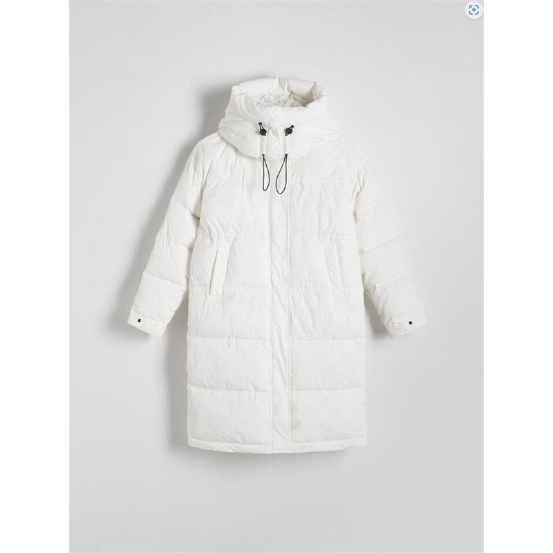 Foreign Trade Original Order Ozhouzhan New Autumn and Winter Thick Long Double Zipper Head Pocket Warm Women Hood Cotton-padded Jacket