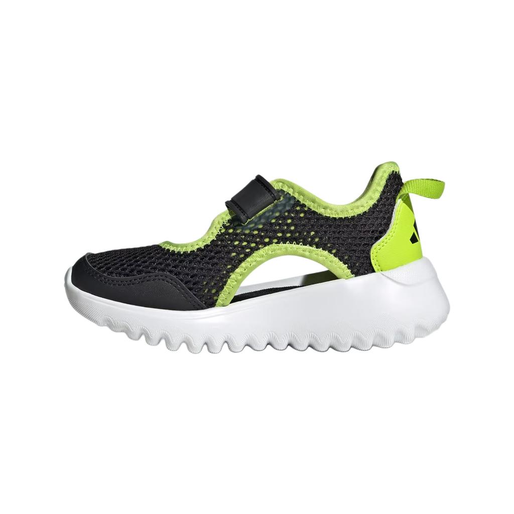 Adidas Summerflex Versatile Comfortable Non-Slip Durable Low-Top Kids Sandals Kids Sandals Black Green IH8728