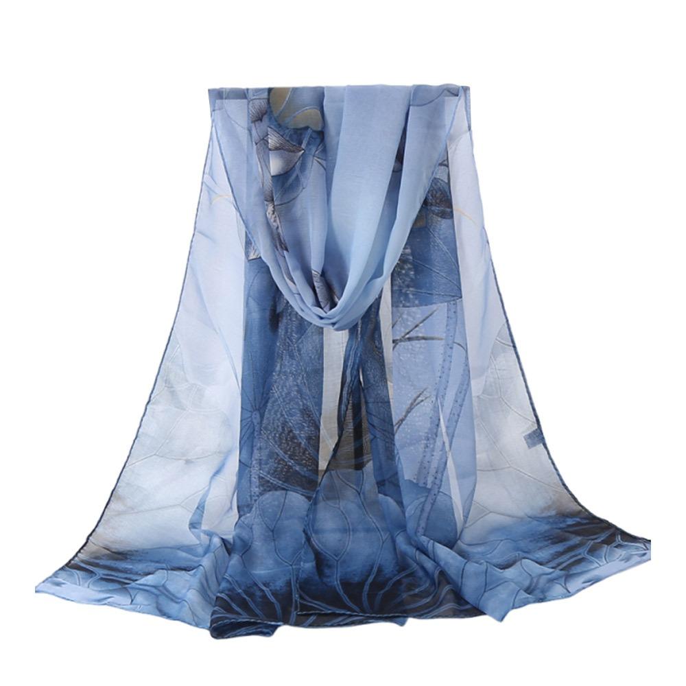 Sun-Resistant Silk Scarf Breathable Sunscreen Hijab Summer Bandana for Women