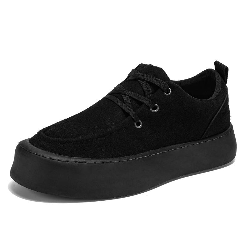Fashion 2025New Outdoor Casual Leather Flat Sneakers Men Fashion Designer Soft Sole Breathable Office Shoes Classic Lace-Up Oxford Shoes