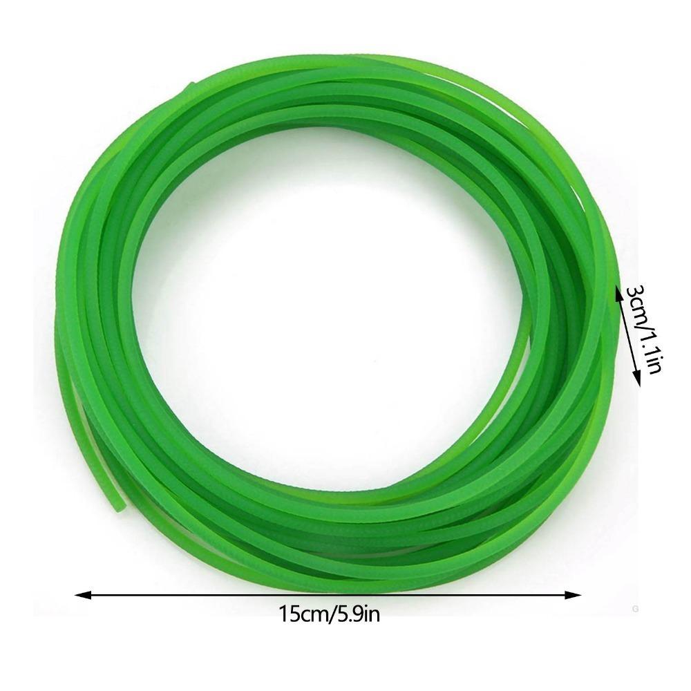 Green Color Transmission Belt 4mm OD Urethane Belting Polyurethane Belt For Drive Transmission 0.12in x 32.8 ft