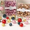 44pcs 3/4/5cm Christmas Balls Christmas Tree Ornaments Ball Xmas Hanging Tree Pendants Home Party Christmas Tree Decor New Year