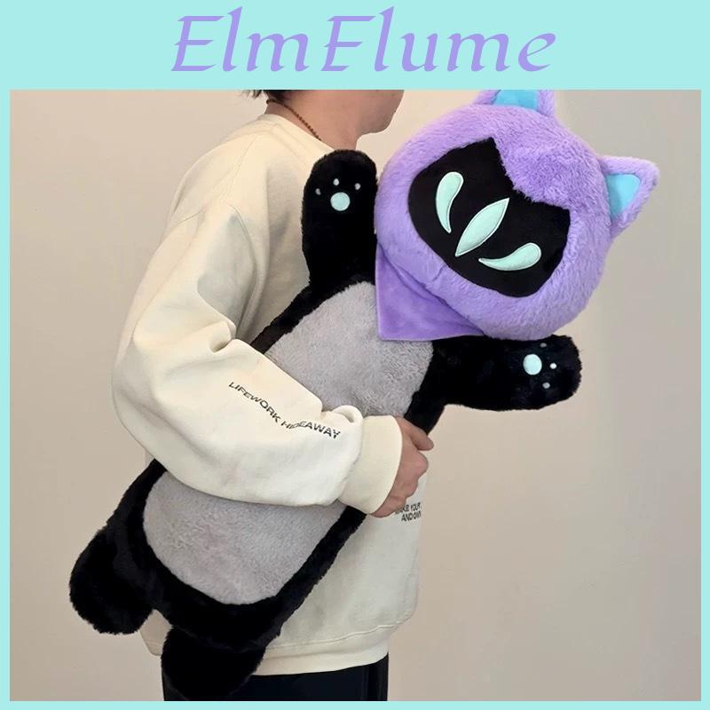Valorant Omen Cat Plush Pillow With Soft Plush Material For Gaming Fans And Relaxation