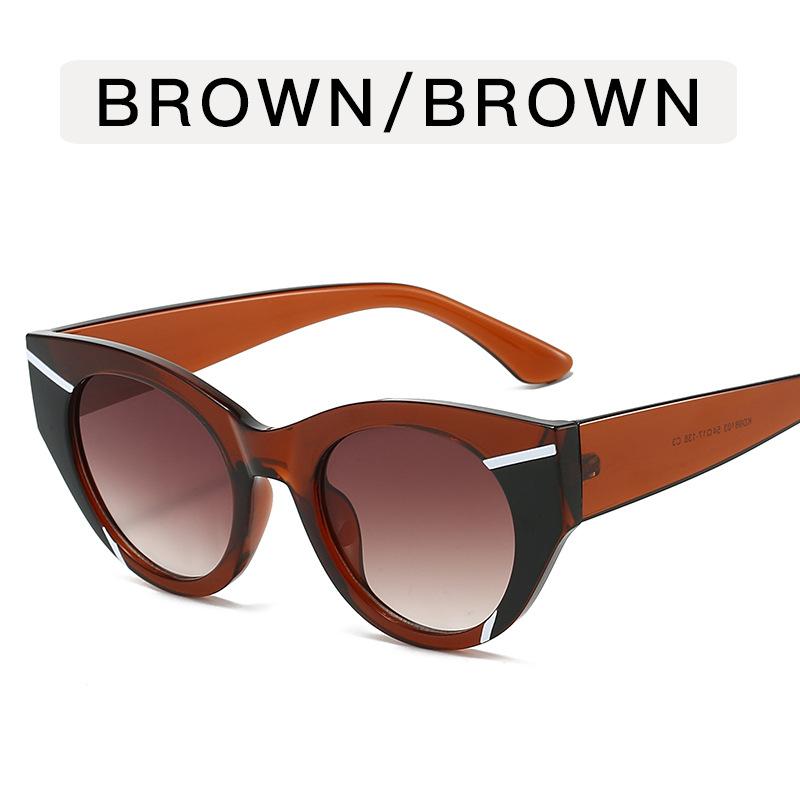 Cat Eye Shape Sun Glasses for Woman European American Fashion Men Sunglasses Travelling Hiking Fishing Sunglasses Female