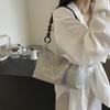 Chinese Style Women Embroidered Underarm Bag Crossbody Large Capacity Shoulder Commuter Bucket Handbag National Ethnic Pattern