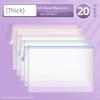 Large Capacity Folder Information Bag for Students A5 Small Mesh Zipper Bag Stationery Subject Test Paper Storage Bag File Briefbag Zipper Bag Storage