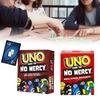 Uno Em Show No Mercy Poker Card Board Game Family Party Prop Educational Toy