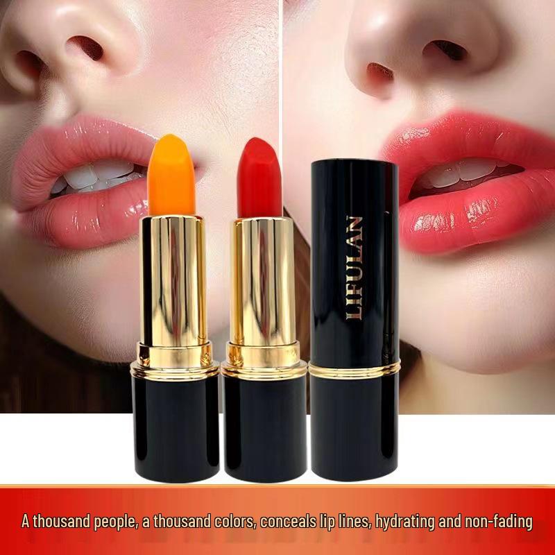 

Color-Changing Carotene Lipstick: Temperature-Activated, Moisturizing Makeup 3.8g