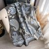 400G Thickened Version Of Retro Ethnic Style Cashew Flower Scarf Women'S Winter High-End Warm Scarf Imitation Cashmere Shawl