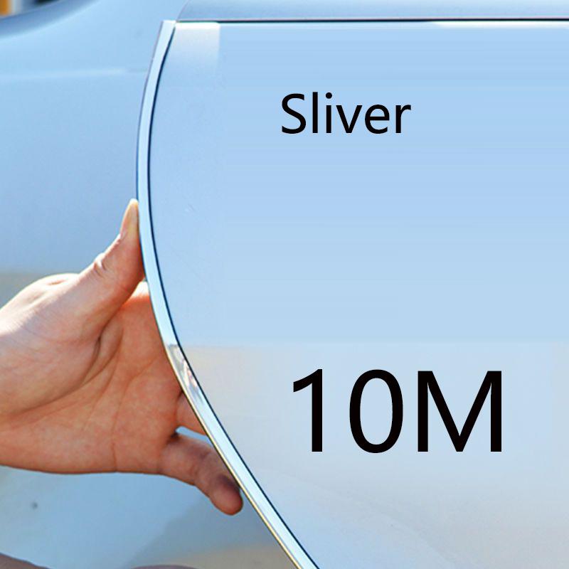 Car Door Edge Scratch Protector Strip Guard Trim Auto Door Anti Collision Strip Doors Moldings Adhesive Scratch Protector Interior Mirrors 6