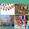 Multi-cultural Party Hanging Decor 50-100pcs Flags Of Different Assorted Countries