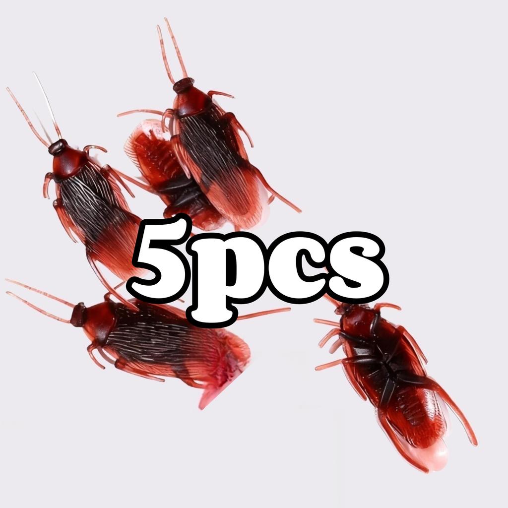 50 Stück Realistische Insekten Lustiges Spielzeug Kakerlake Neuheit Insekten Halloween Streich Simulation Trickreich Ekelhaft Gruselig Partyzubehör
