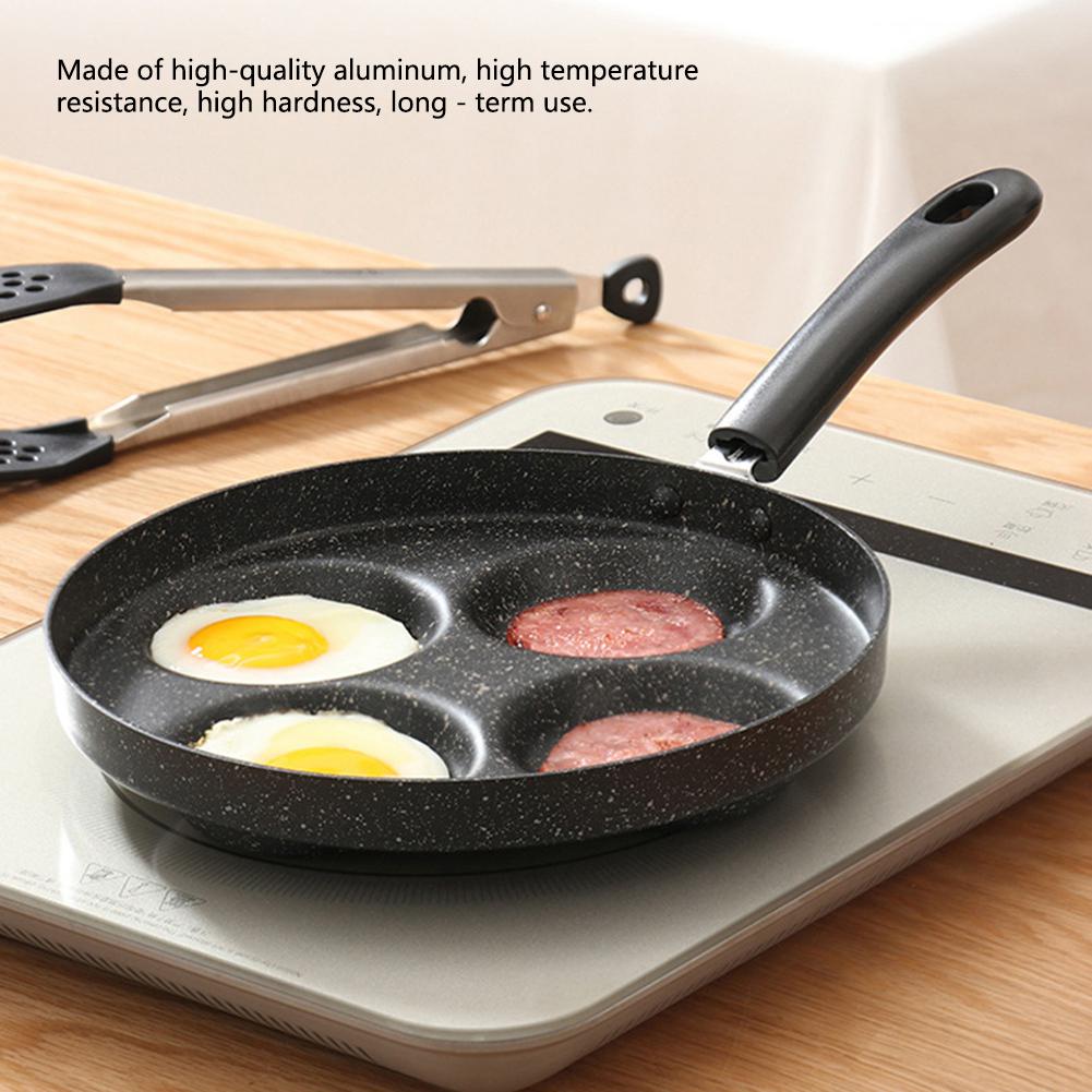 Four Hole Frying Non-stick Egg Pancake Steak Pan Cooking Pans Breakfast Maker