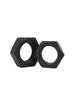 Blackened Iron Grade 8.8 Thin Hex Nut Cap Set, High Strength Fine Thread, Flat Head, Sizes M4-M36