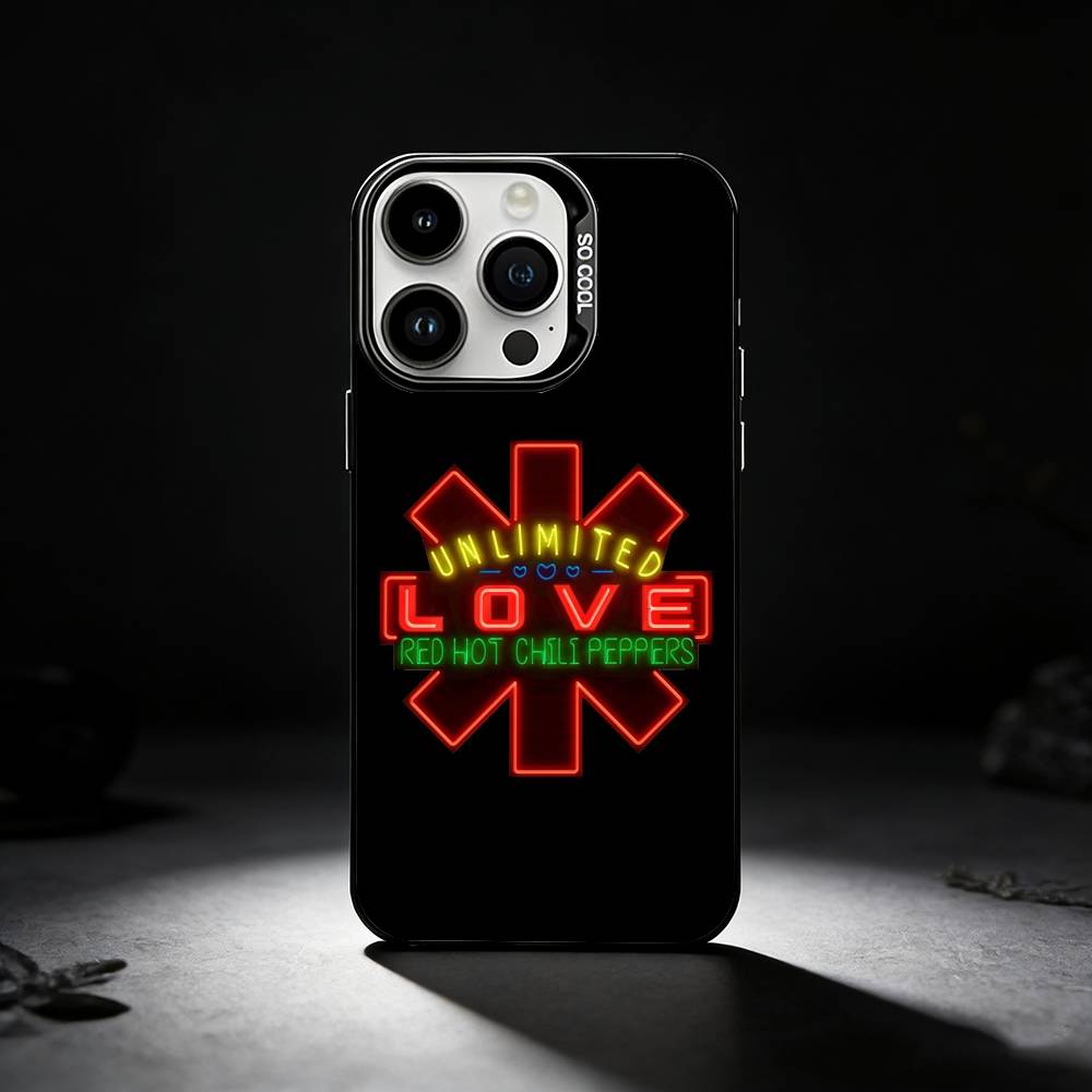 

Red Hot C-Chili Peppers Band Phone Case For iPhone 17,16,15,14,13,12,11 Plus,Pro Max,XS,Colored silver phone case iPhone17promax