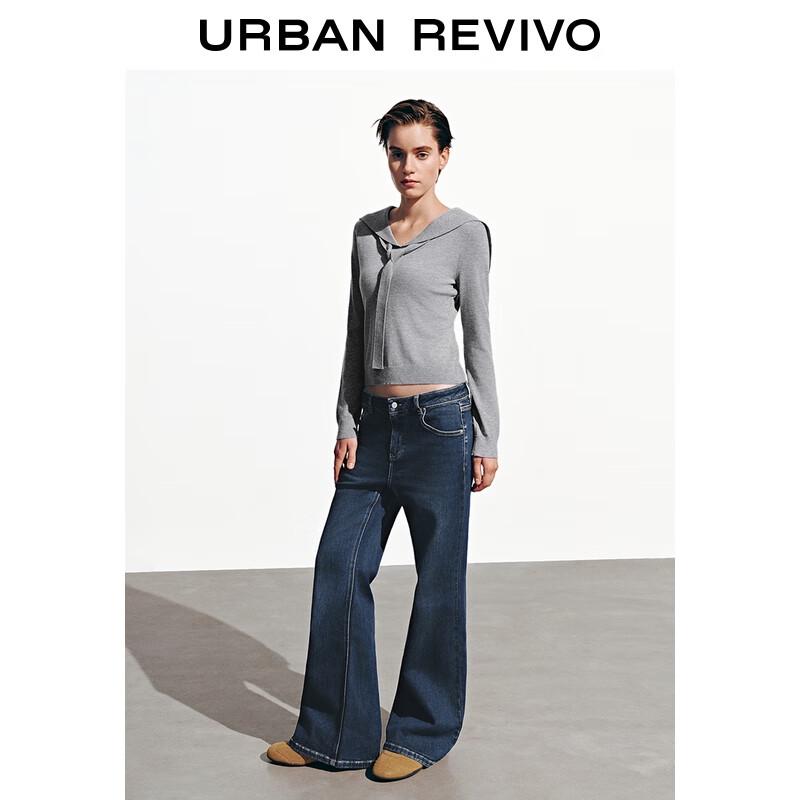 UR 2025 Women s Retro Washed Flare Denim Jeans 27