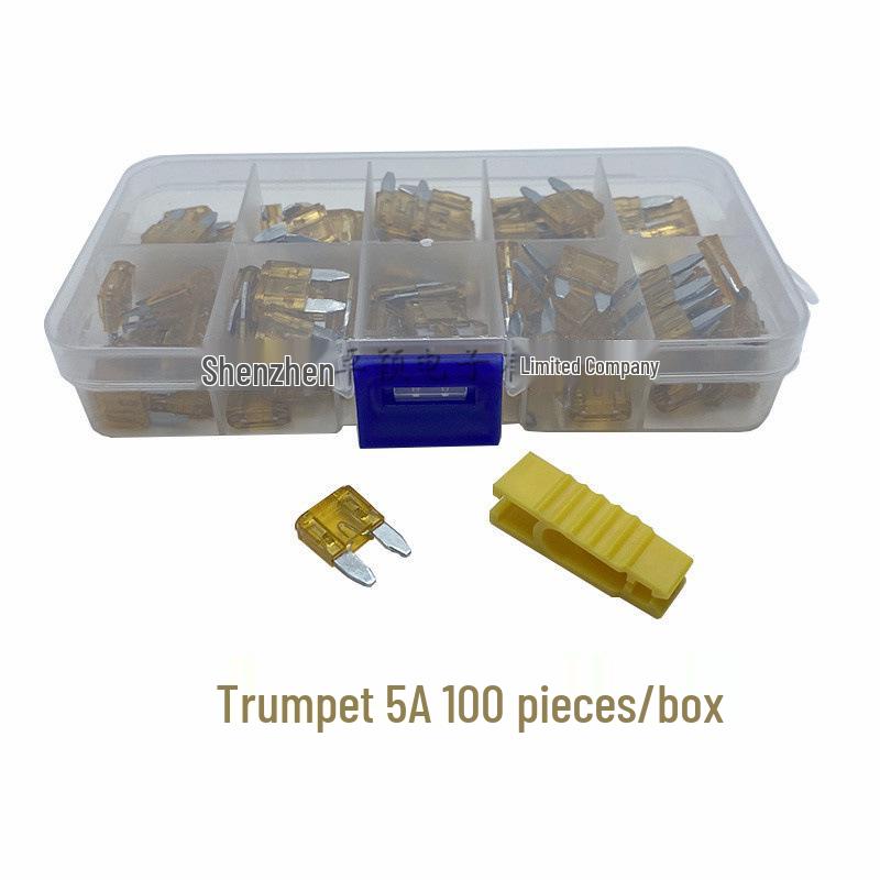 Car Fuse Box Set: Blade Fuses In Small, Medium, & Large (1A, 3A, 10A, 15A)