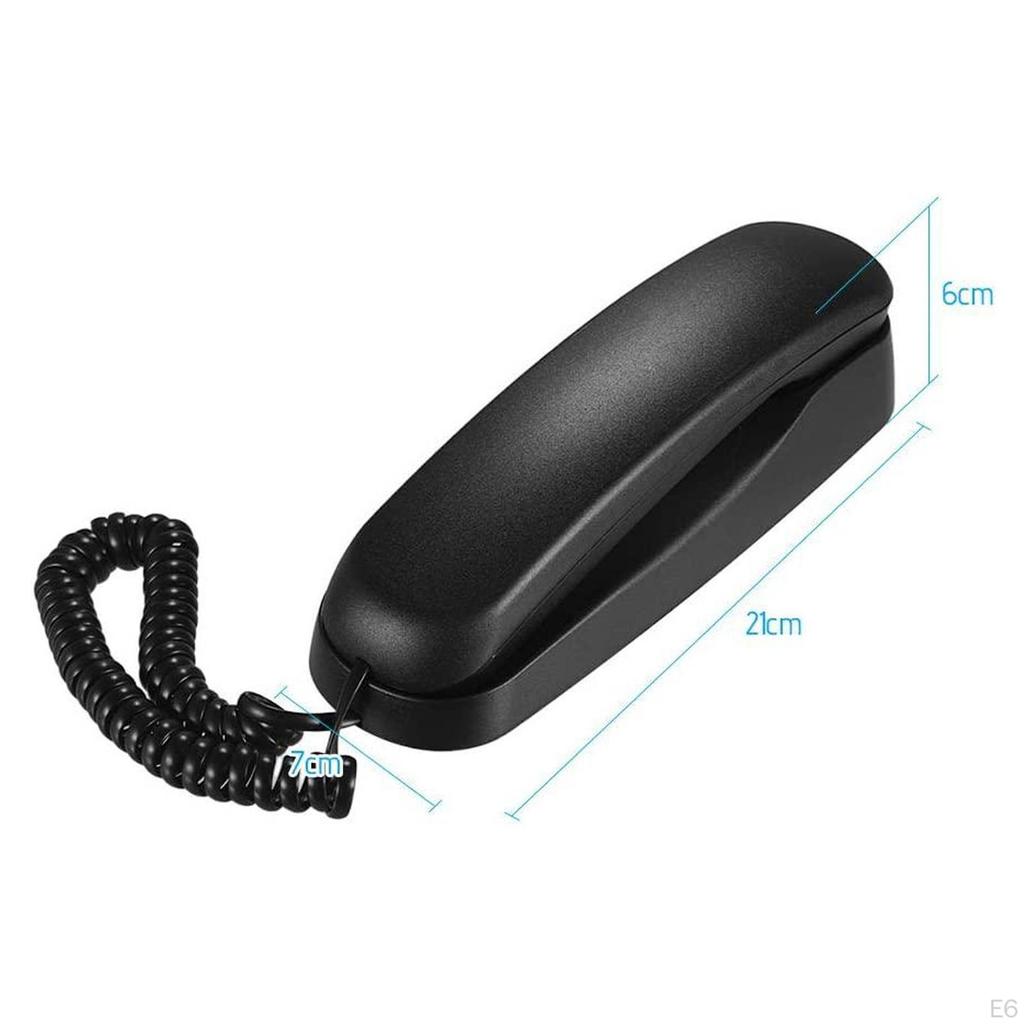 Phone, Corded Office , Small Size, Hotel Room, Office, Dual Use Extension, 21x7x6cm