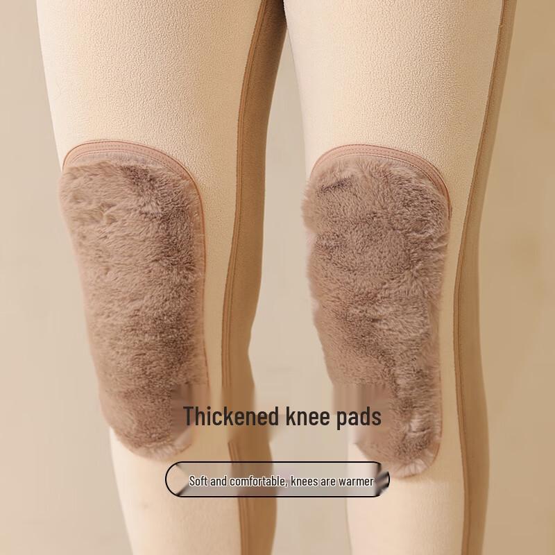 Yuzhaolin Men's Thickened Thermal Pants with Knee Protection