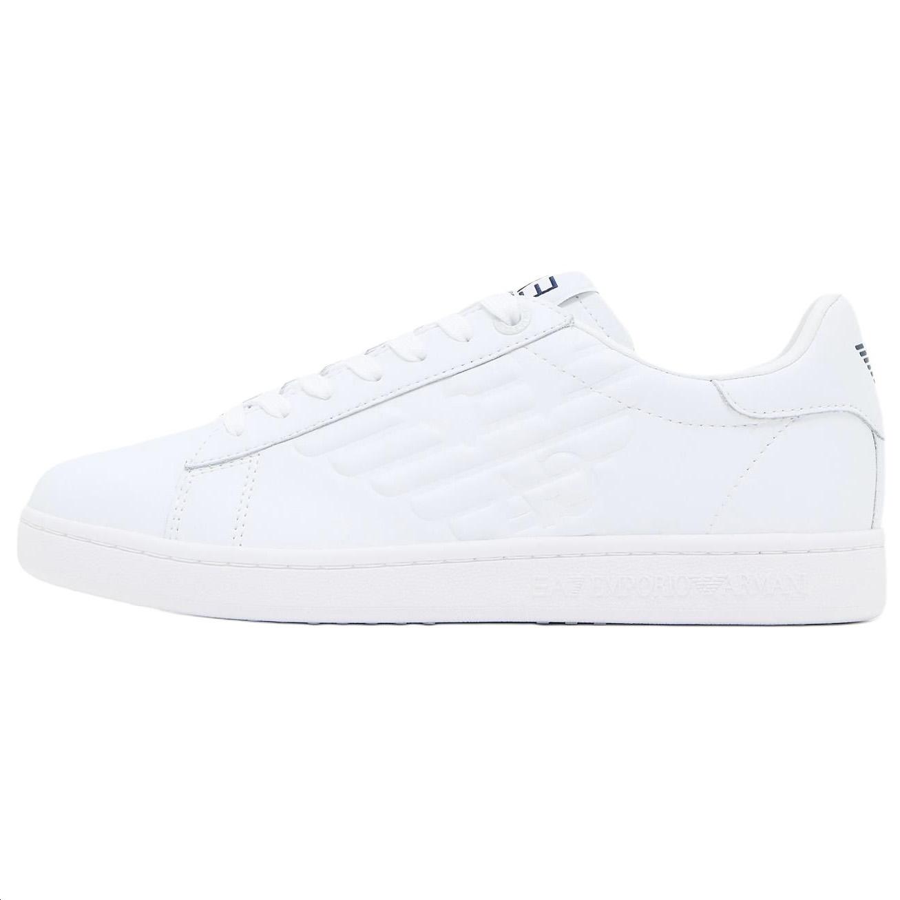 

Emporio Armani EA7 Класичні низькі кросівки на шнурівці з круглим носком зі шкіри Unisex Білий 7X000331-AF10848-U0001 42