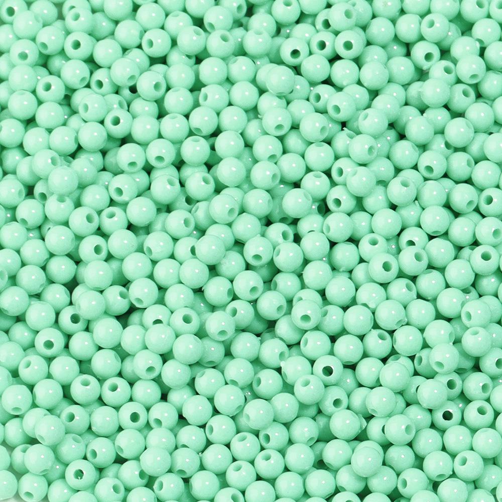 Colorful 4mm Acrylic Round Seed Beads for DIY Jewelry, Bracelets, and Necklaces