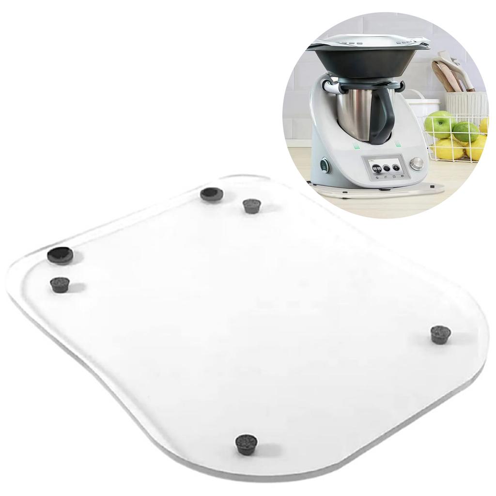 For TM5 TM6 Sliding Pad Anti-fouling Pad Accessories Mobile Table Pad Stand Mixer Cooker Acrylic Sliding Board