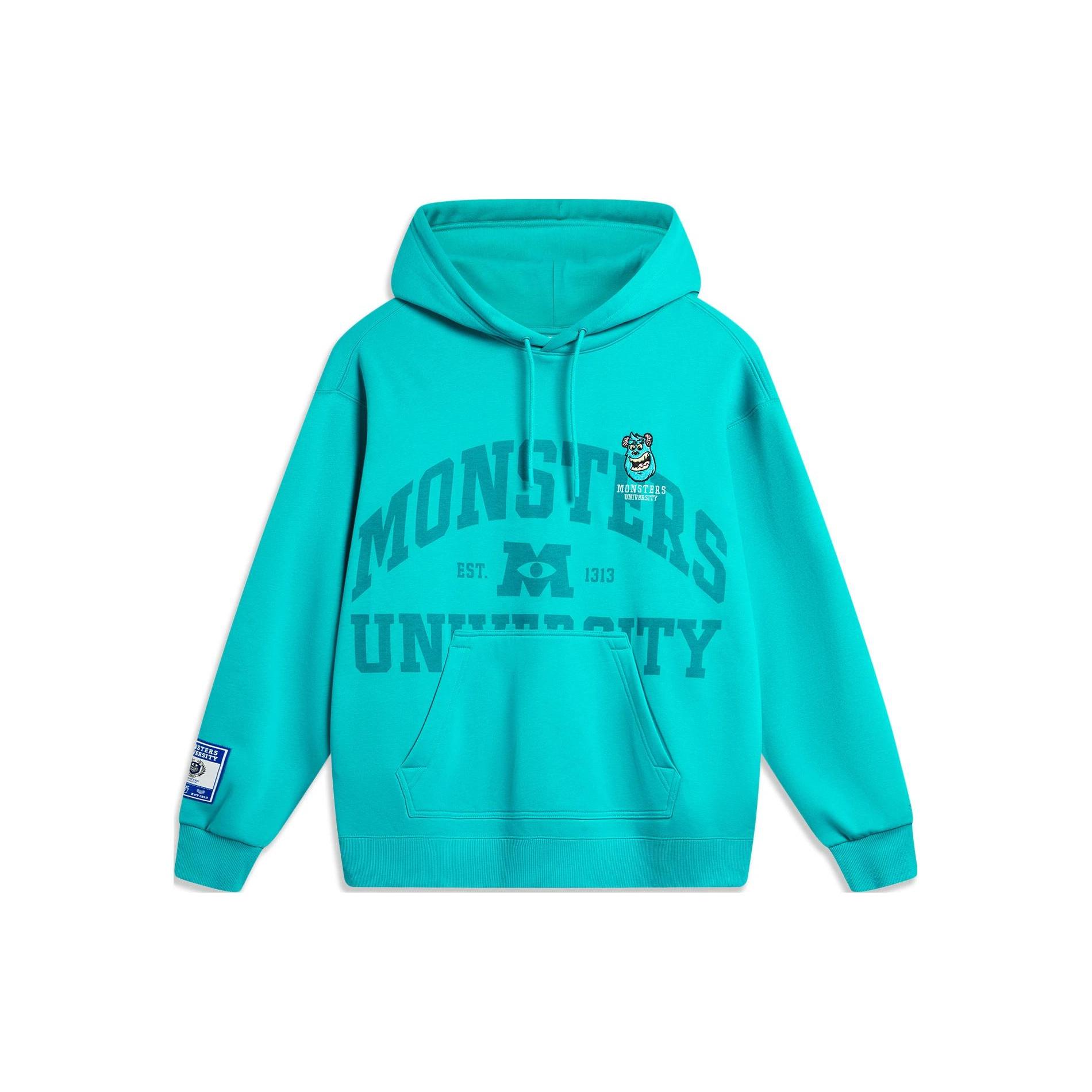 Li Ning x Disney Sweatshirt Unisex Ice Porcelain Green AWDT815-3 L