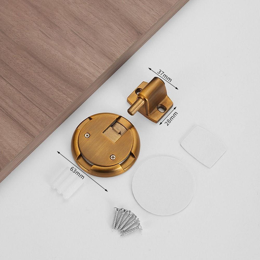 Zinc Alloy Door Holder Non-punch Door Stop New Door Suction  Door