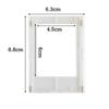 3 Inch Acrylic Magnet Photo Frame Mini Polaroid Photo Display Frame DIY Refrigerator Decoration Photos Storage Display Stand