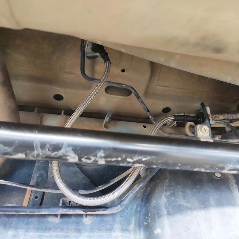 Car Extend Brake Hose For 2019-2025 Suzuki Jimny Jb74W JB64 Lengthened Brake Steel Hose 2-3 Inches Offroad Suspension Lift Kit