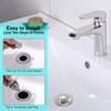 Sink Stopper Bathroom Pop up Drain Brushed Nickel Drain Stopper Strainer with Filter Basket Popular