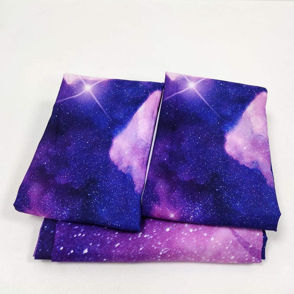 Purple Space Galaxy Unicorn Bedding Set For Kids - Duvet Cover And 2 Pillowcases Comforter Cover Bed Set For Teen Girls And Boys